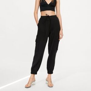 Zara Black Cargo Pants 5427/182